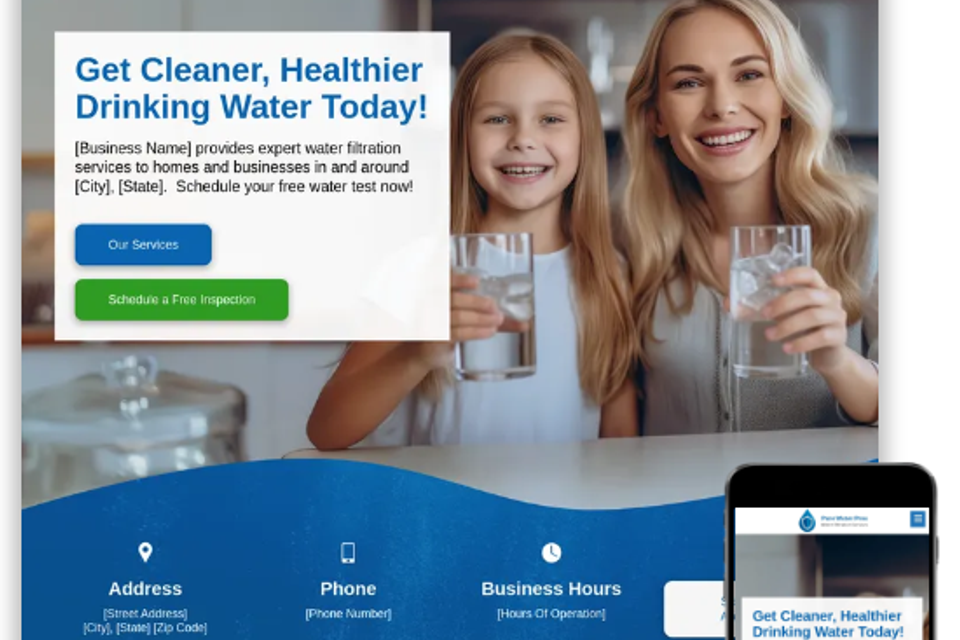 Water filtration service