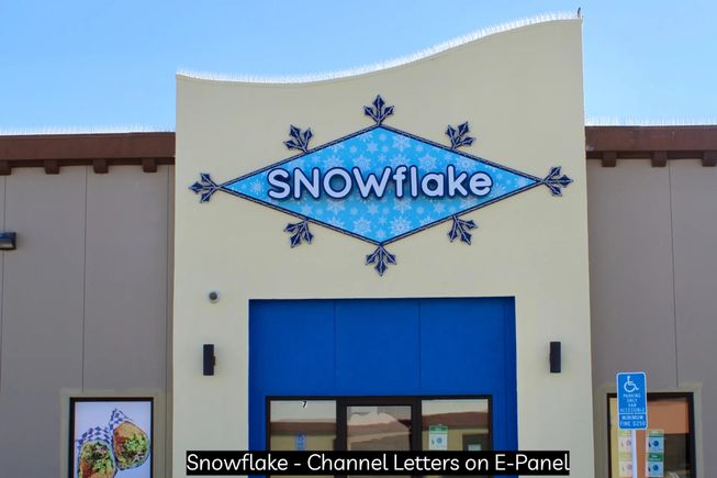 Channel Letters on E-Panel by CNS Signs