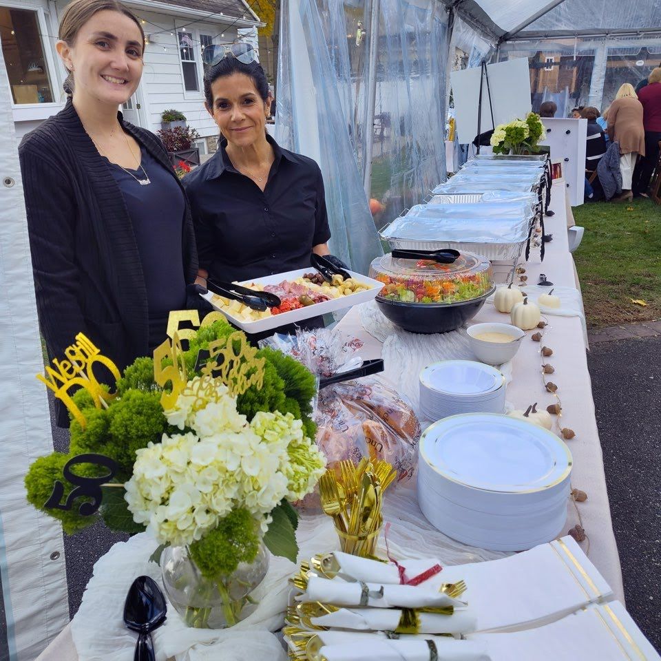 alt="The Party Savers Staff - Bartending and Waitressing at a 50th Wedding Anniversary"