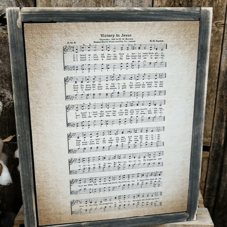 Framed hymns 3