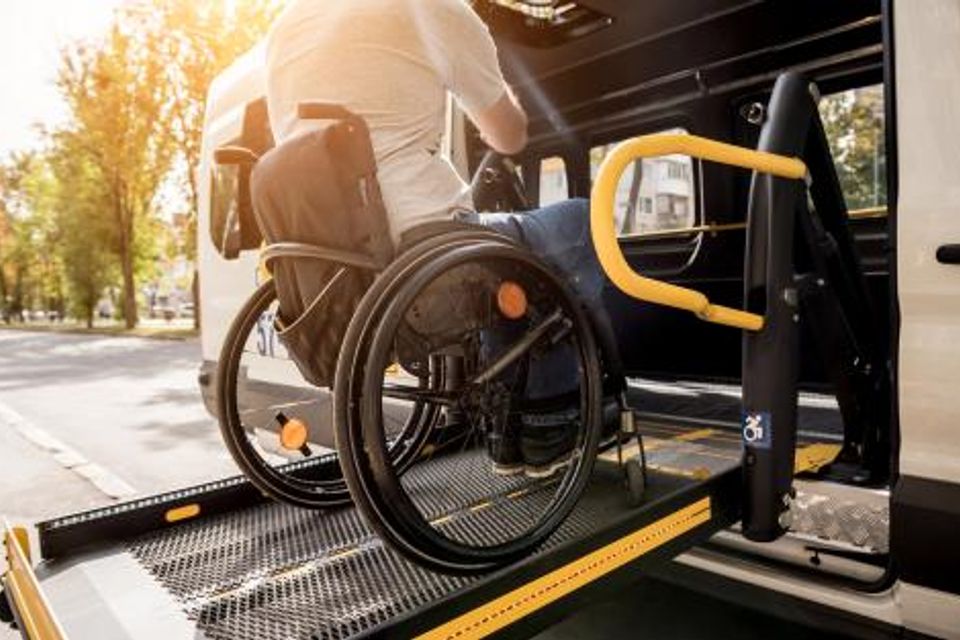 Senior wheelchair vehicle lift