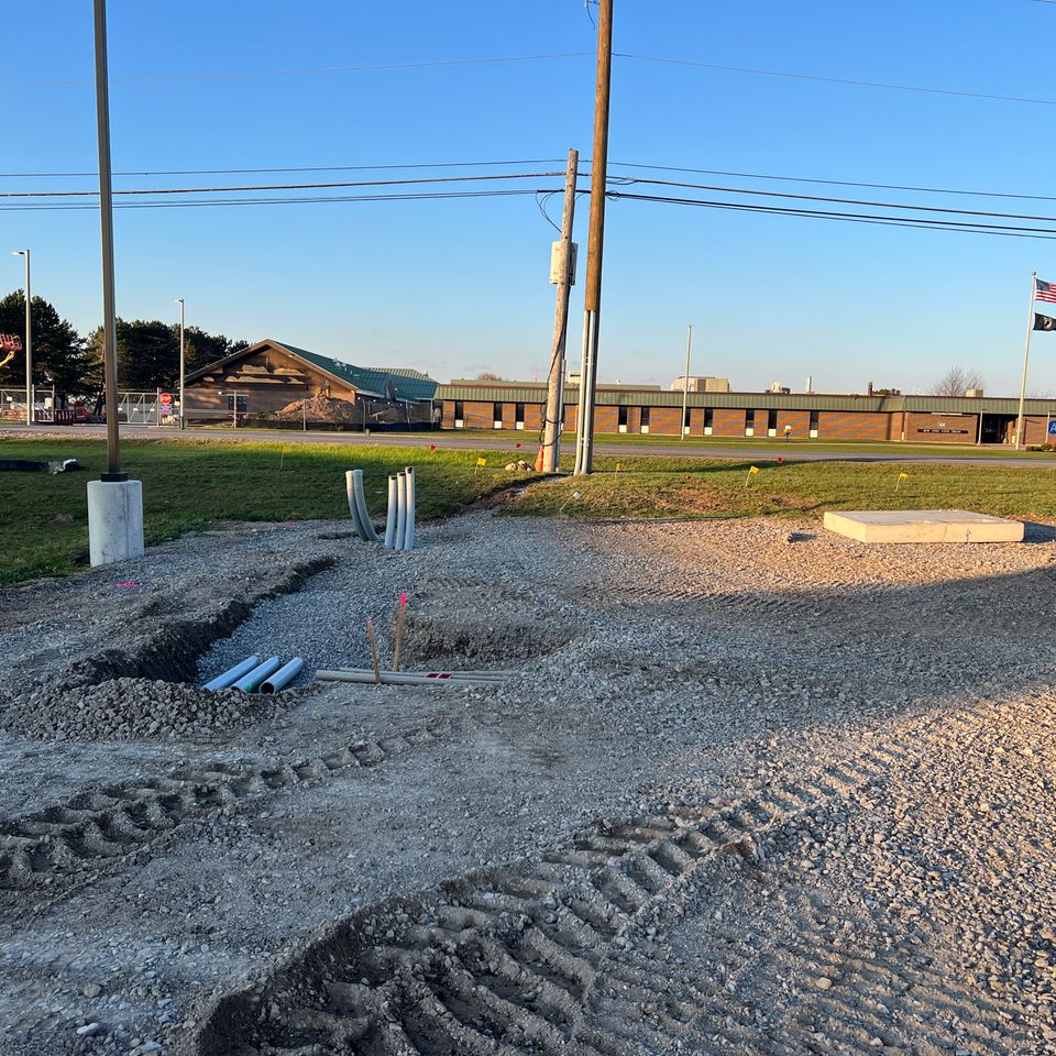 Spade utility pad installation 5