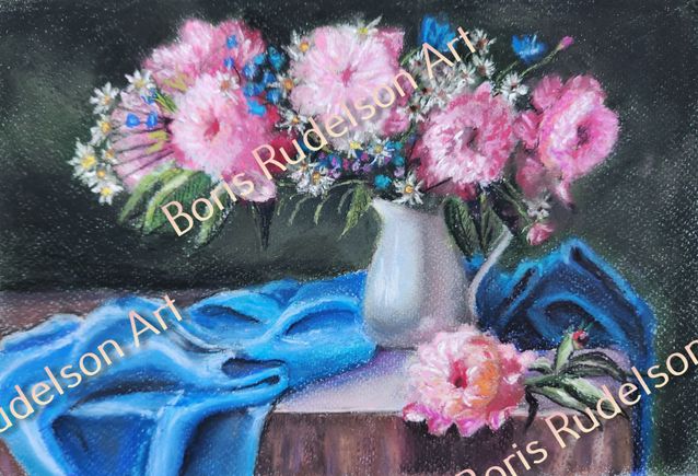 Pastel. Bouquet