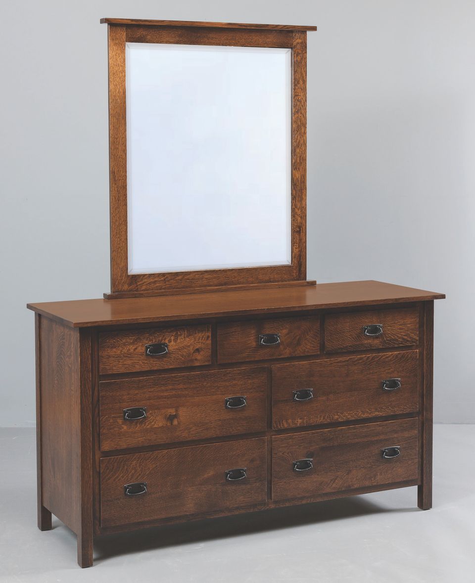 Fw elkins 609  dresser  with 613a mirror cp y129525