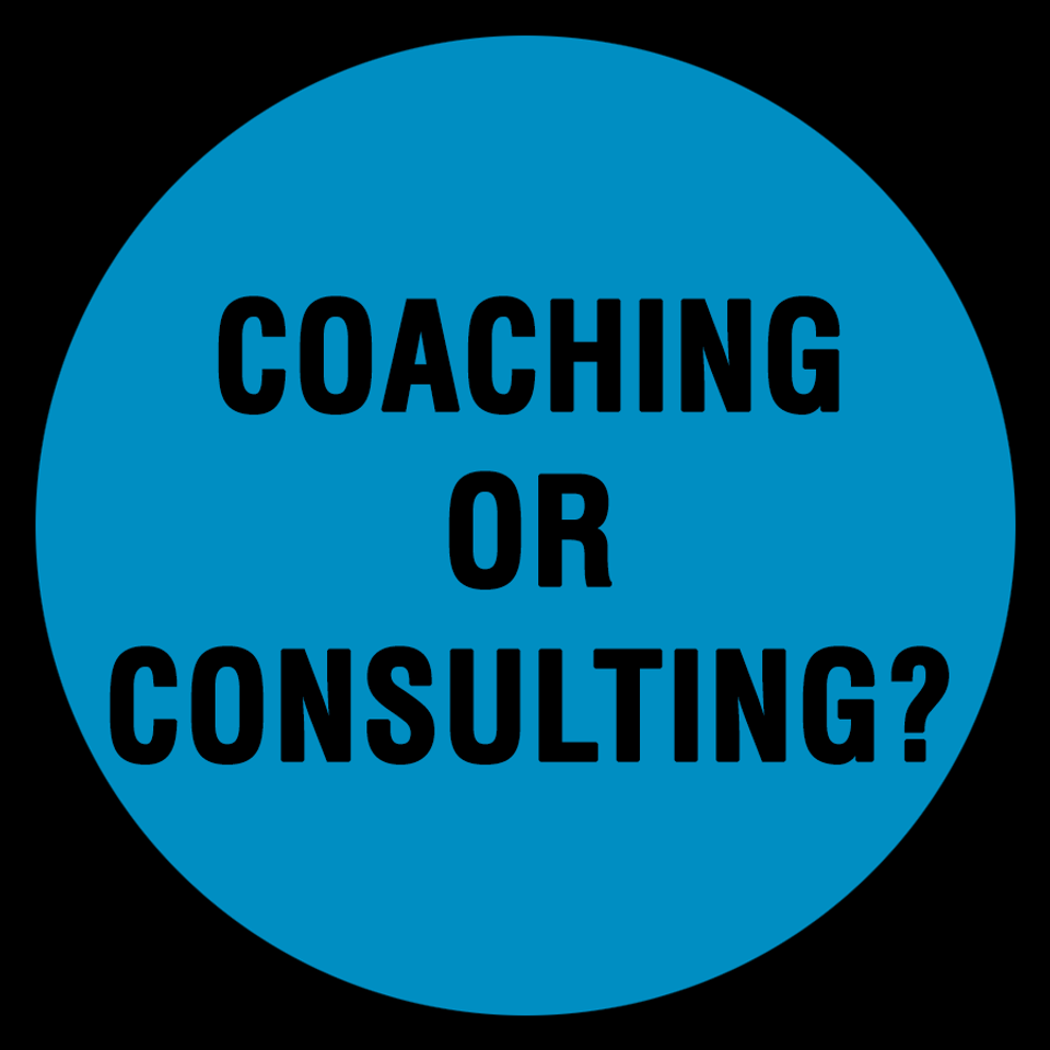 Coaching or consulting