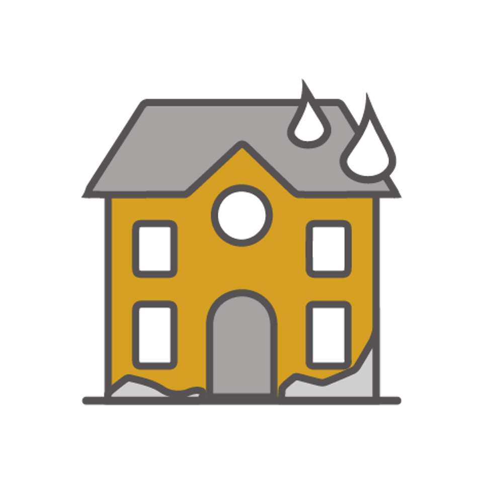 Icons for your home water damage restoration