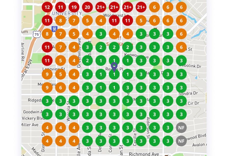 Local search grid