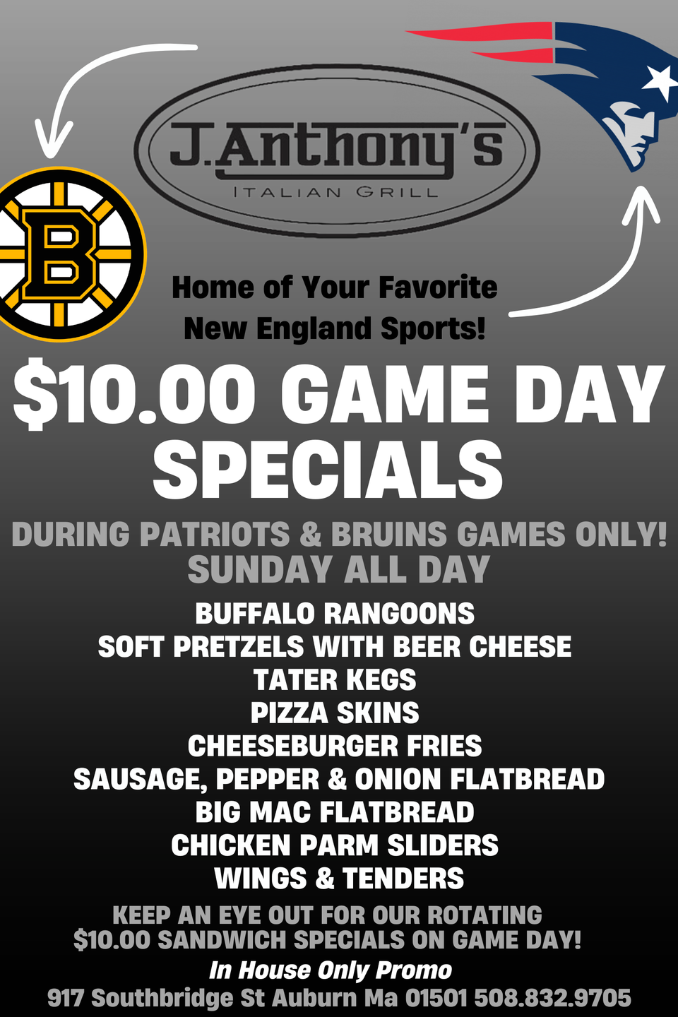 2024 game day specials