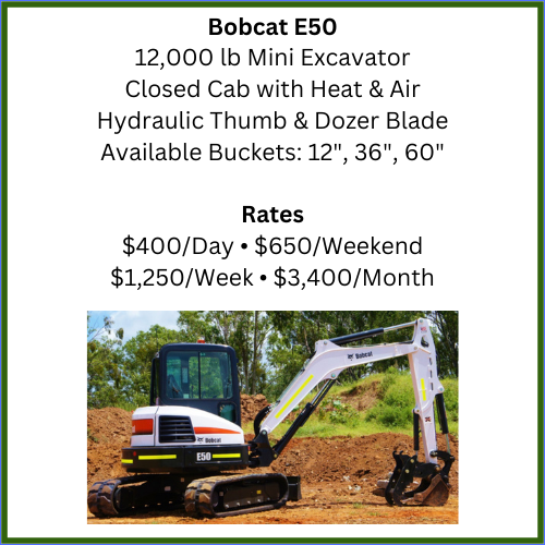 Thumbnail bobcat e50 12 000 lb mini excavator closed cab with heat   air available buckets 12   36   48 8