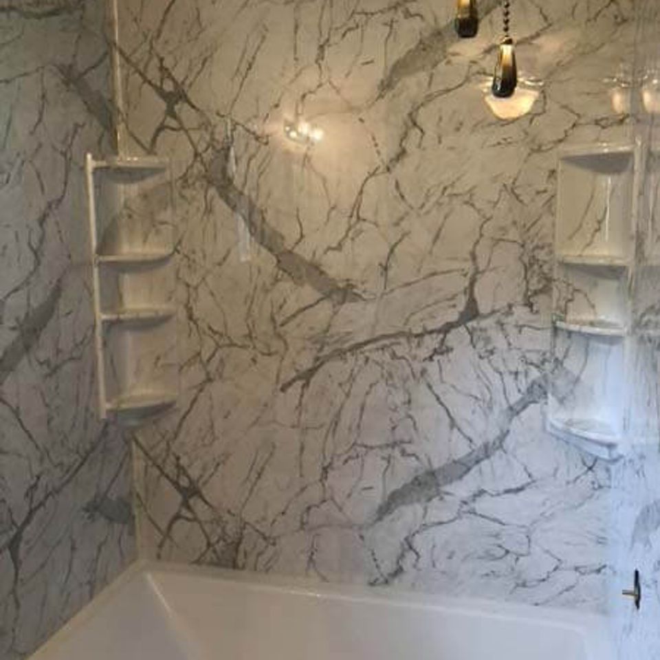 Marble bathroom