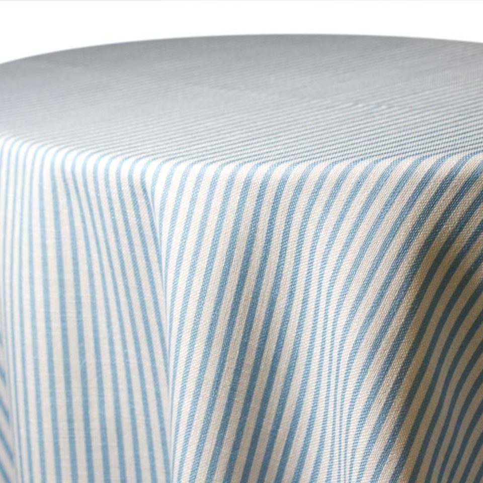 Morgan stripe french blue p042