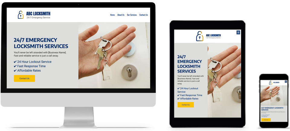 Locksmith website design