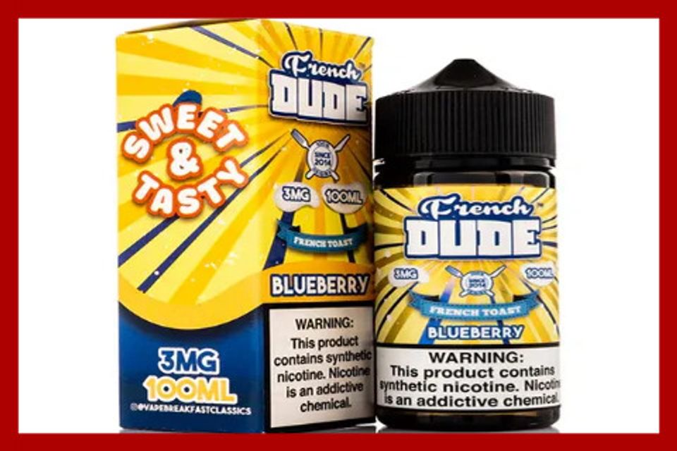 French Dude Blueberry E-Liquid