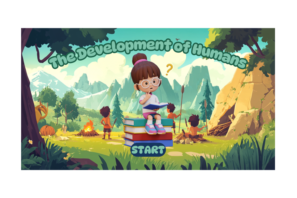 The development of humans   kids interactive quiz game