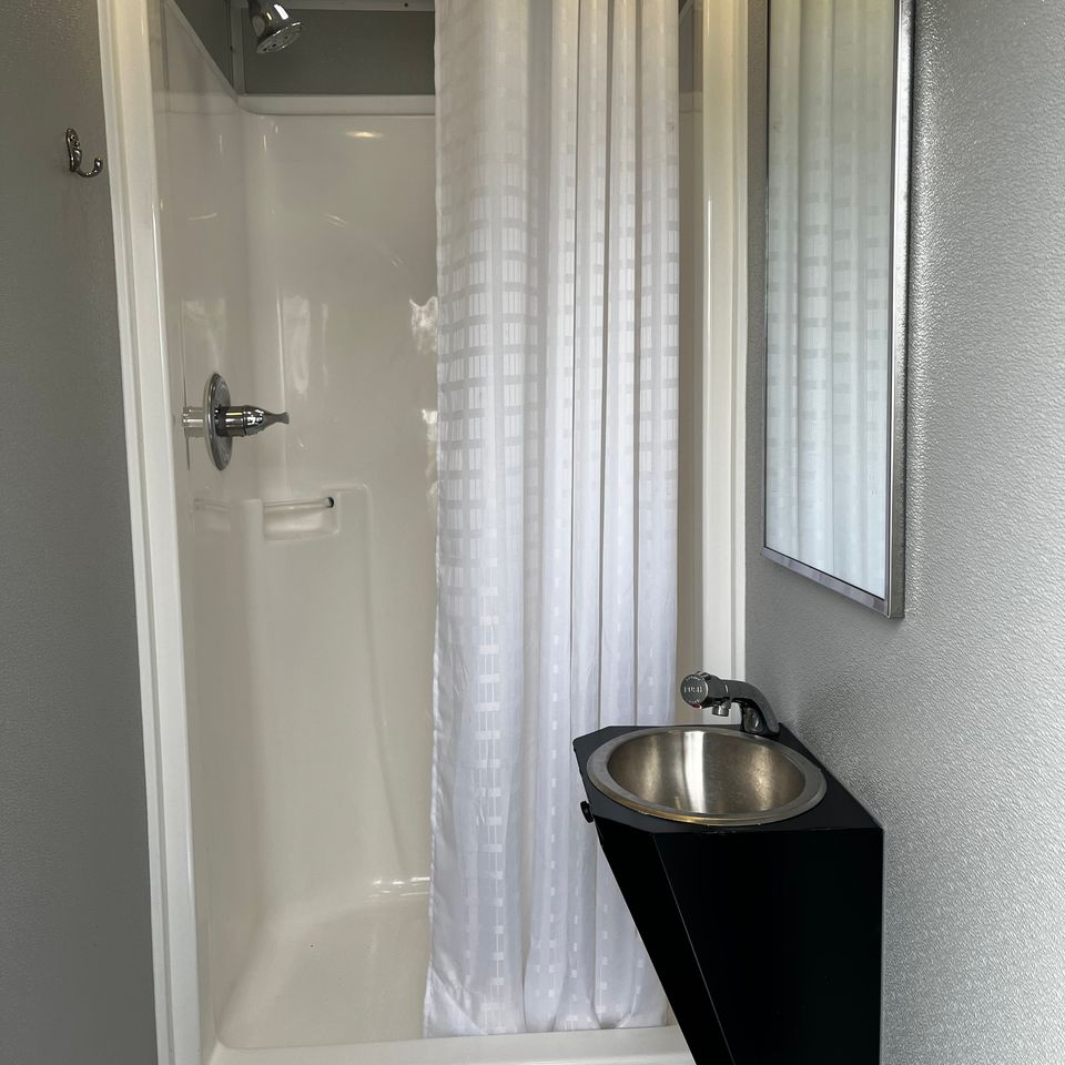 Shower Trailer Interior