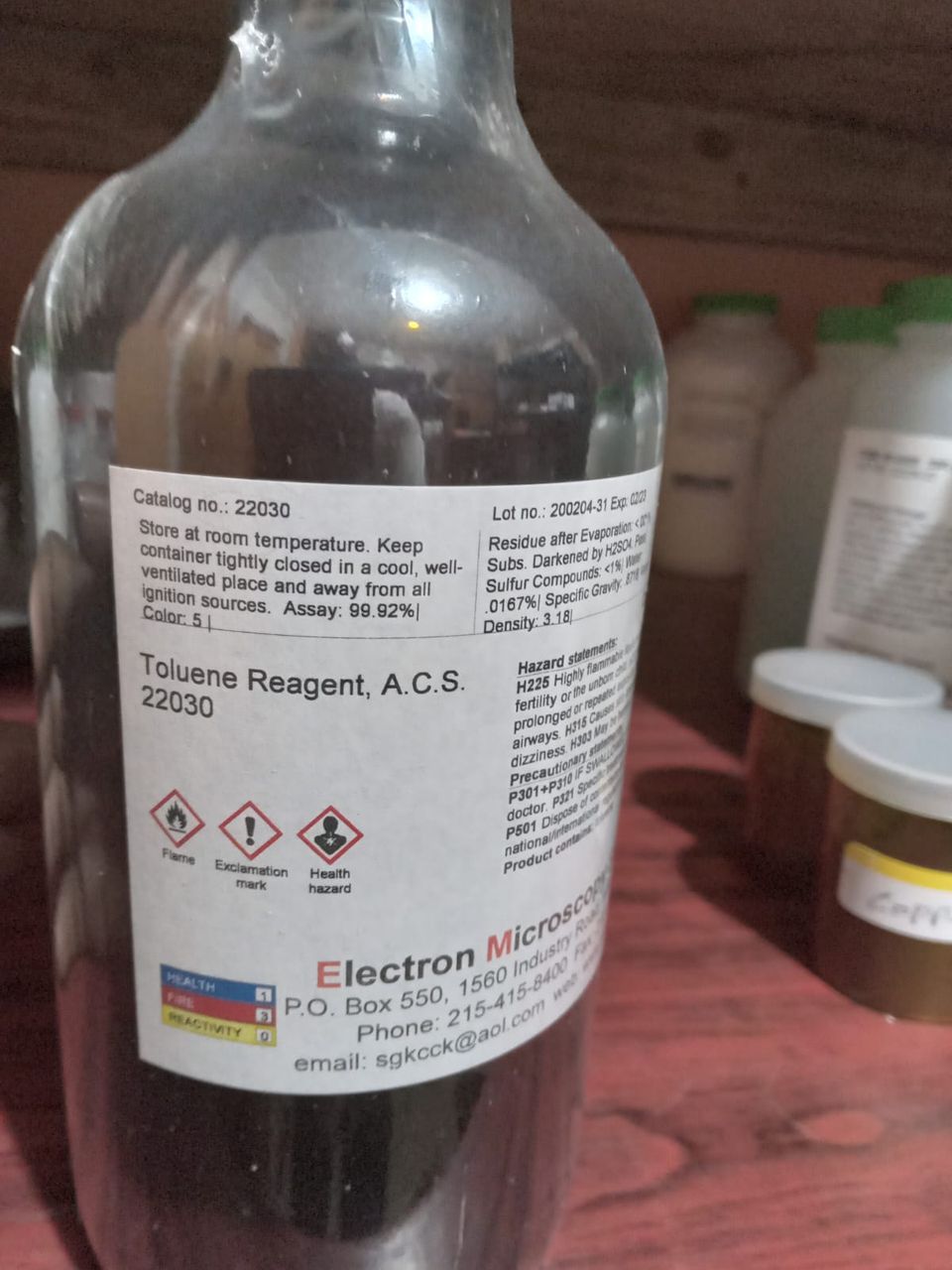 Toulene reagent acs