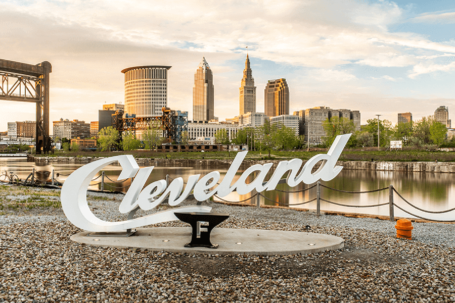 Cleveland cityscape