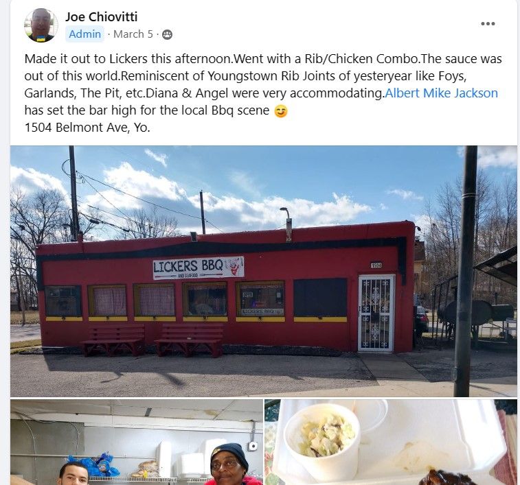 Lickers BBQ Barbecue Restaurant in Youngstown, OH