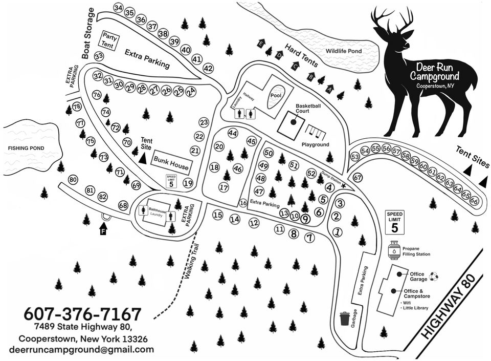 Deer run map 2025 