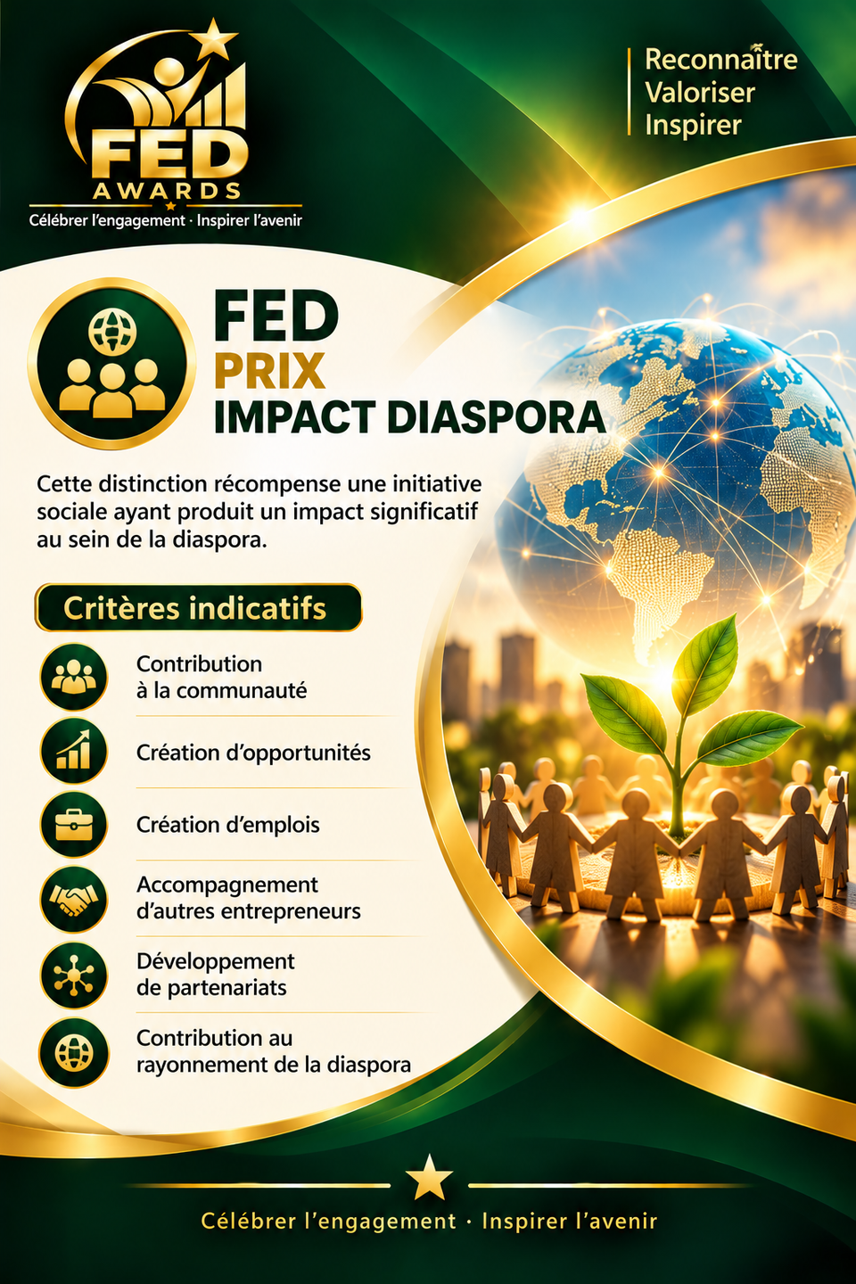 Prix impact diaspora – fed awards