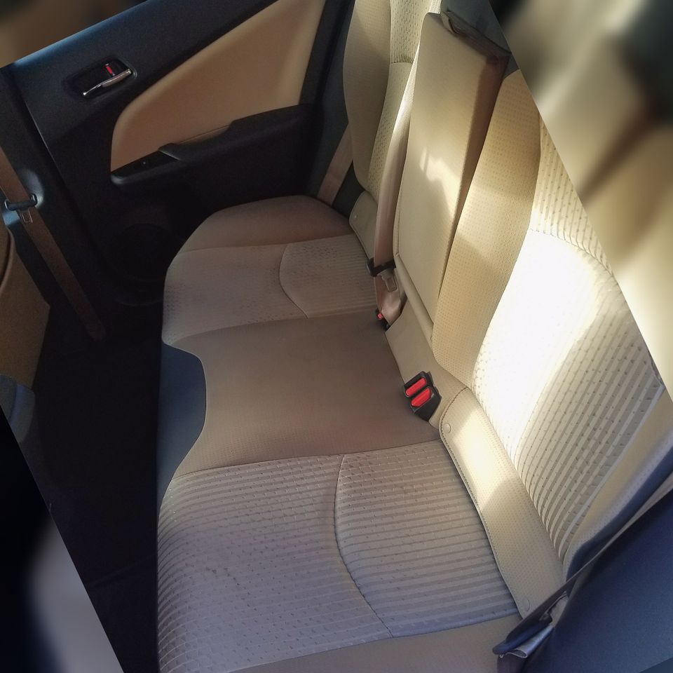 Auto detailing interior cleaning after