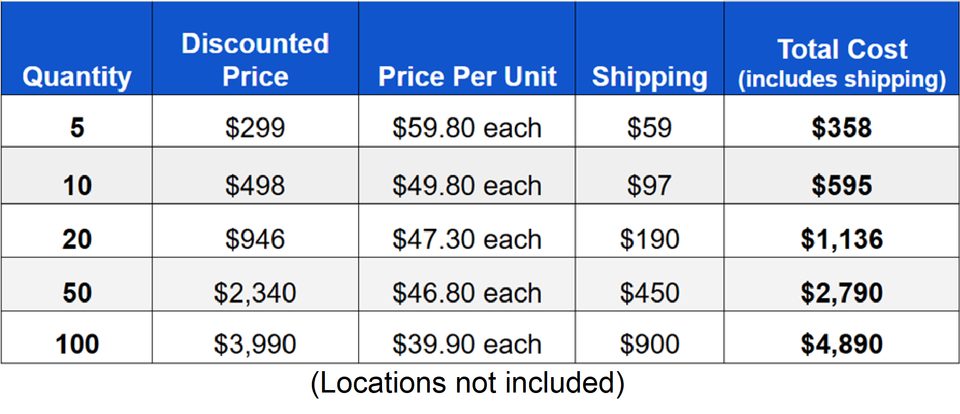 Acrylic display pricing3ng