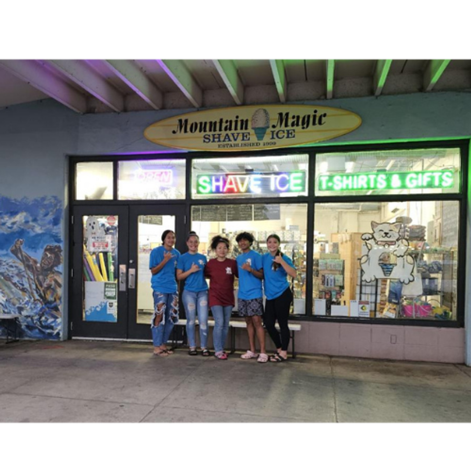 Mountain Magic Shave Ice Team, the best shave ice. 