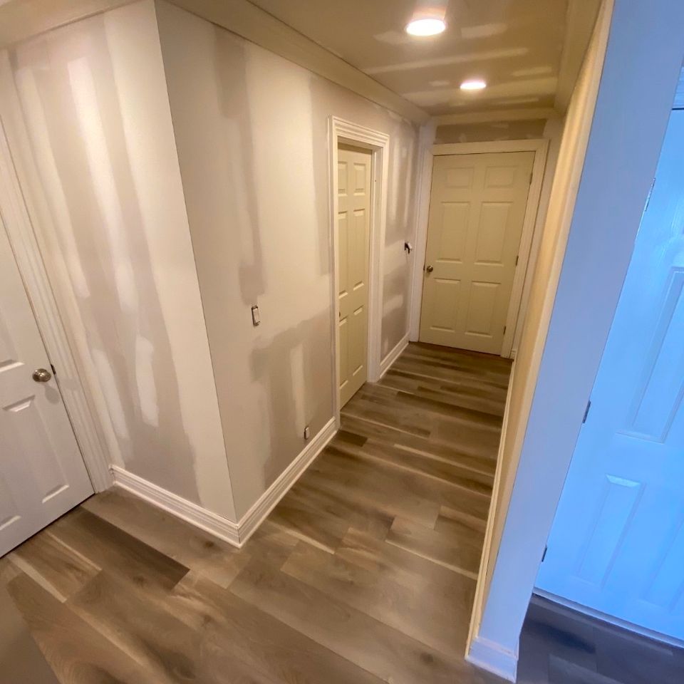 Drywall, spackle & paint job done by J.B.T Contracting of Suffolk County, NY