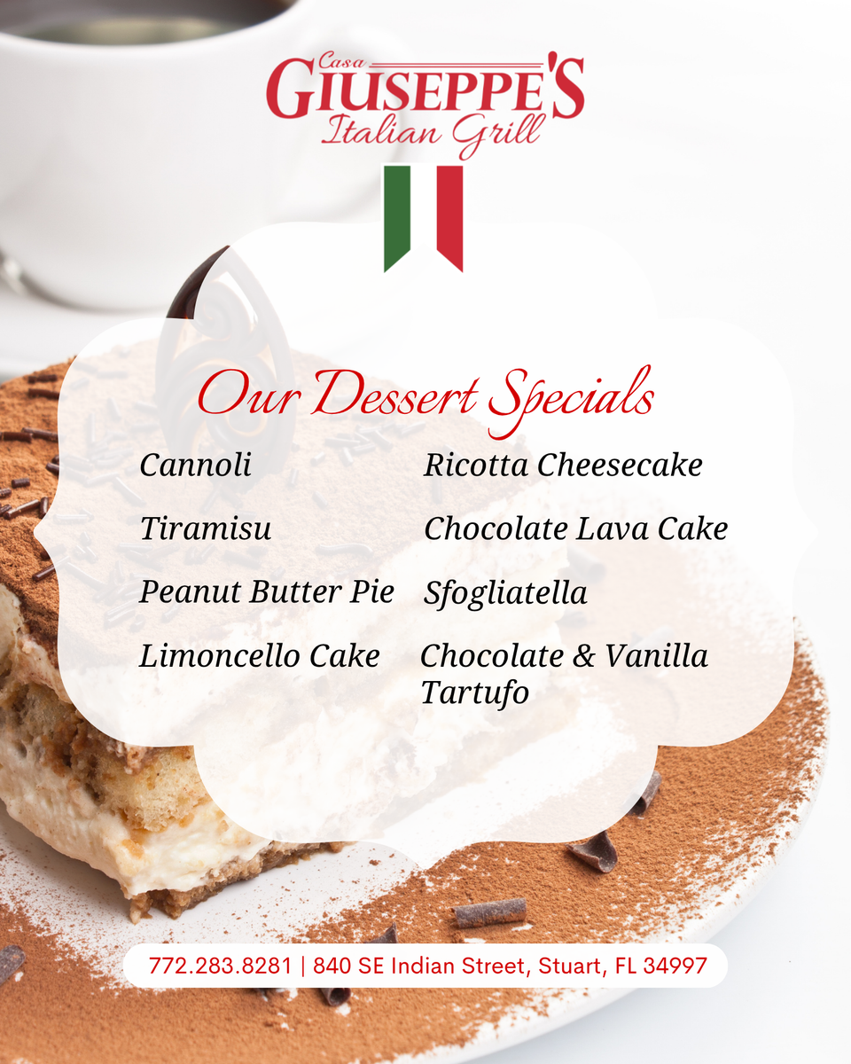 Cg dessert specials