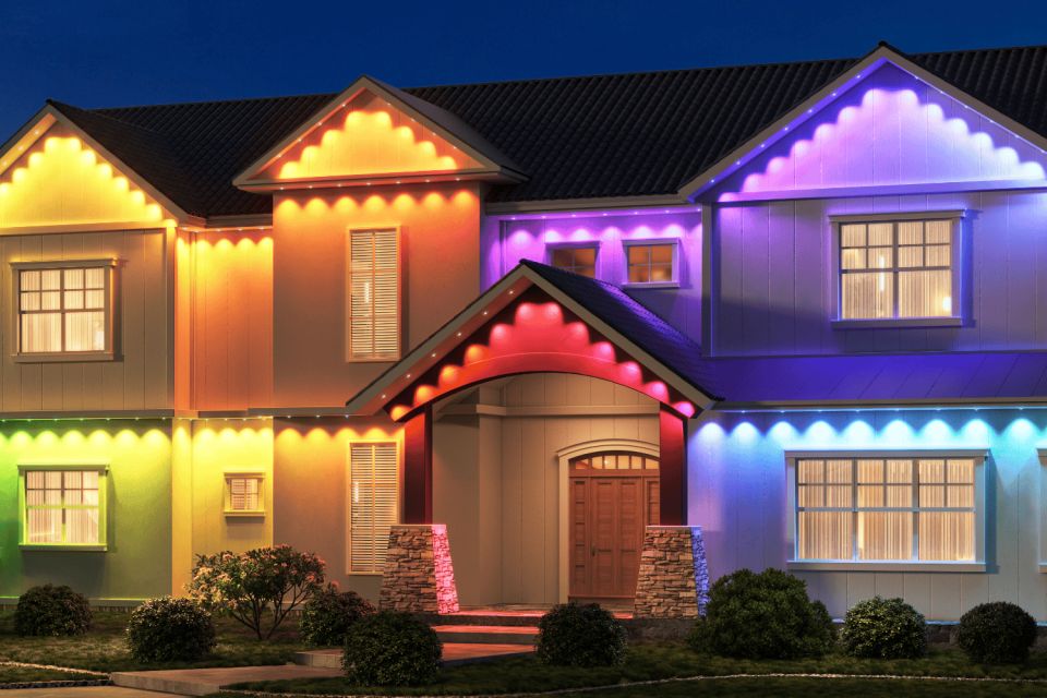 Badlands exteriors permanent lights 1