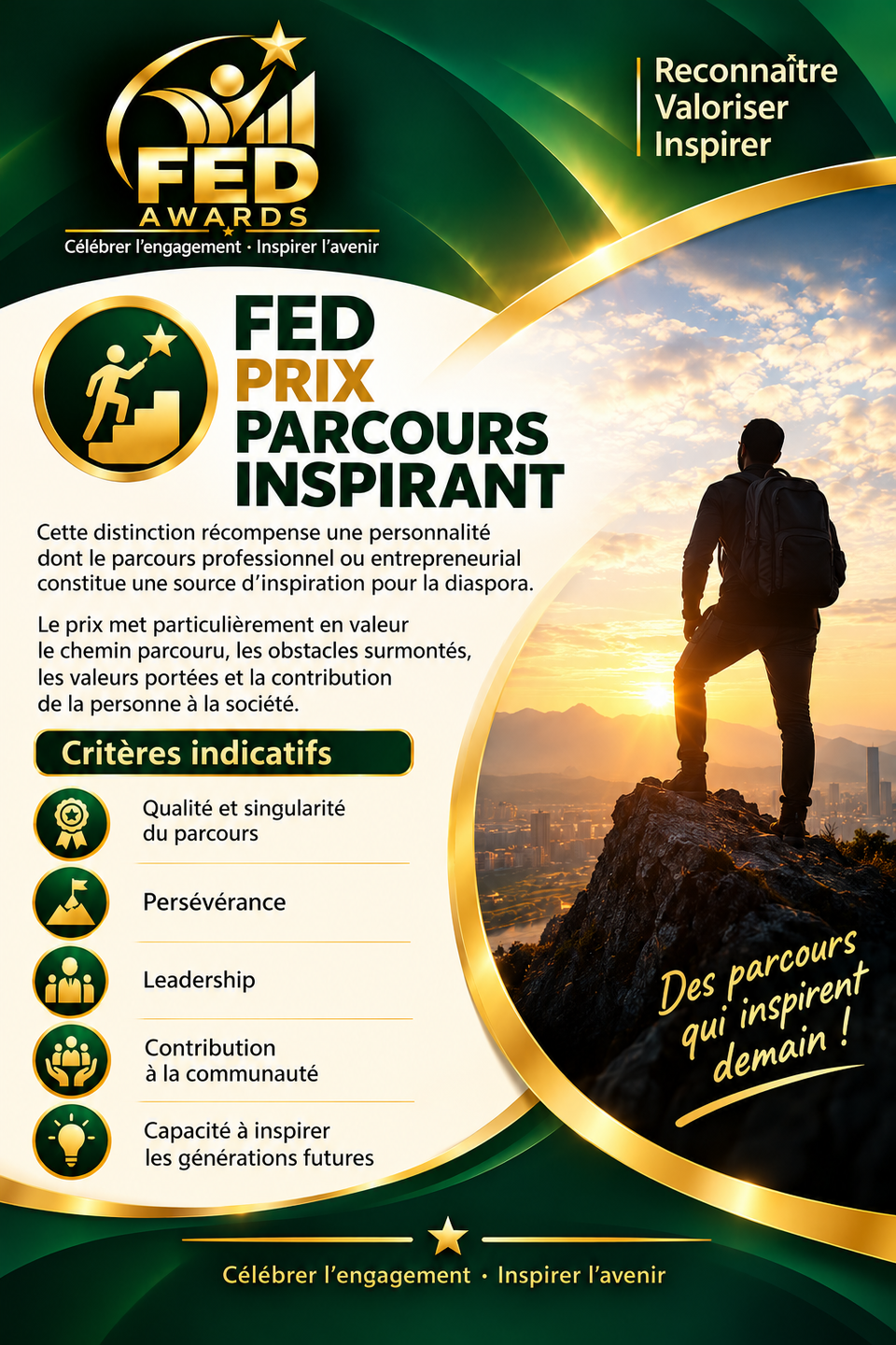 Parcours inspirant — fed awards