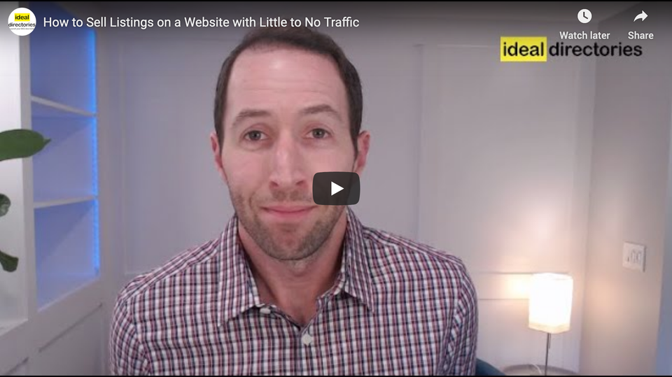 How to Sell Listings on a Directory Website with Little to No Traffic