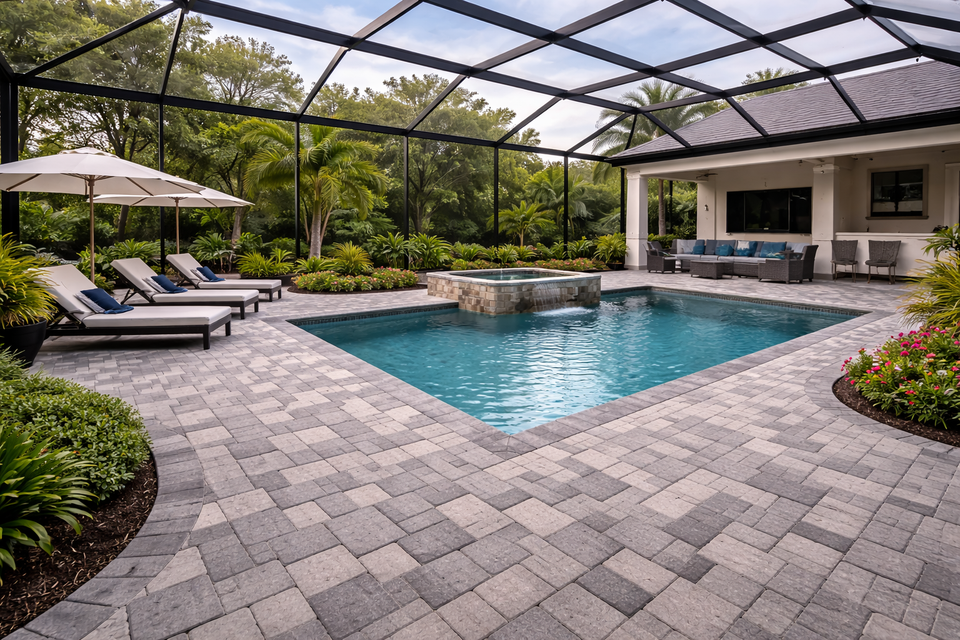 Pool Deck Paver Installation GOGREEN