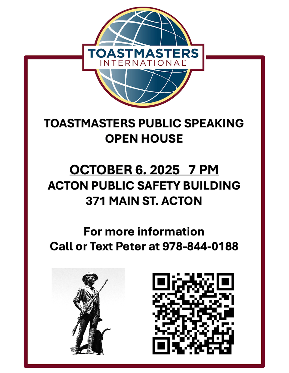 Toastmasters flyer