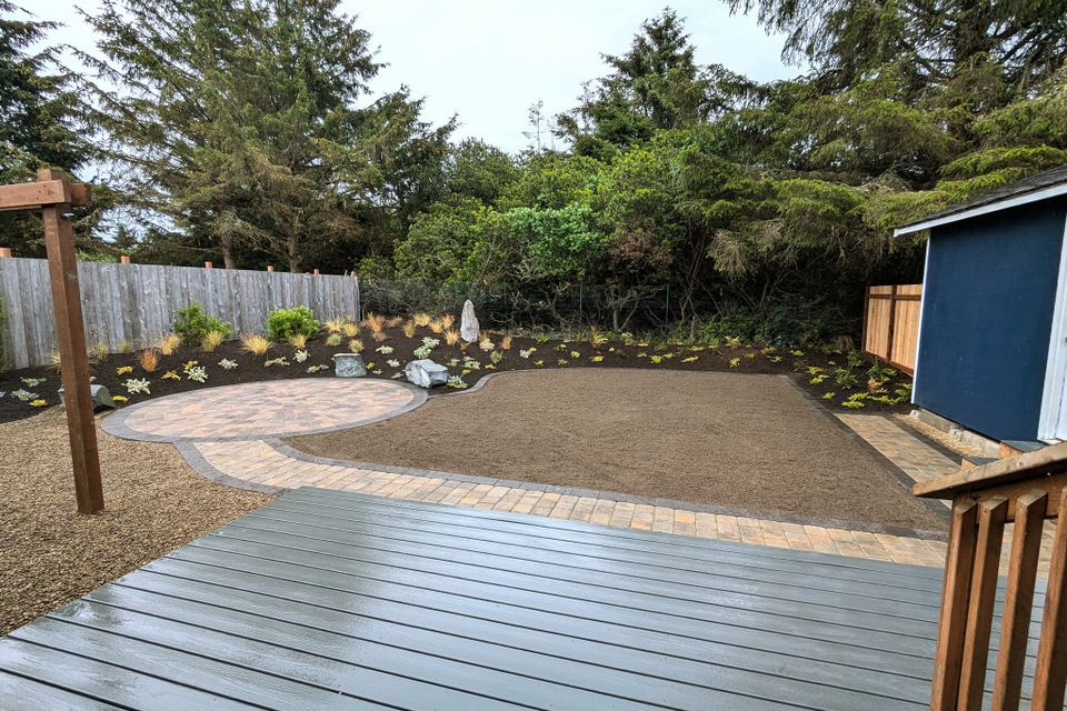 More backyard