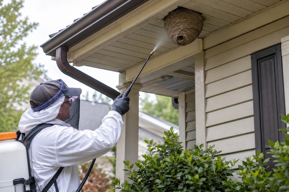 Wasp removal image prestige pest soloutions llc