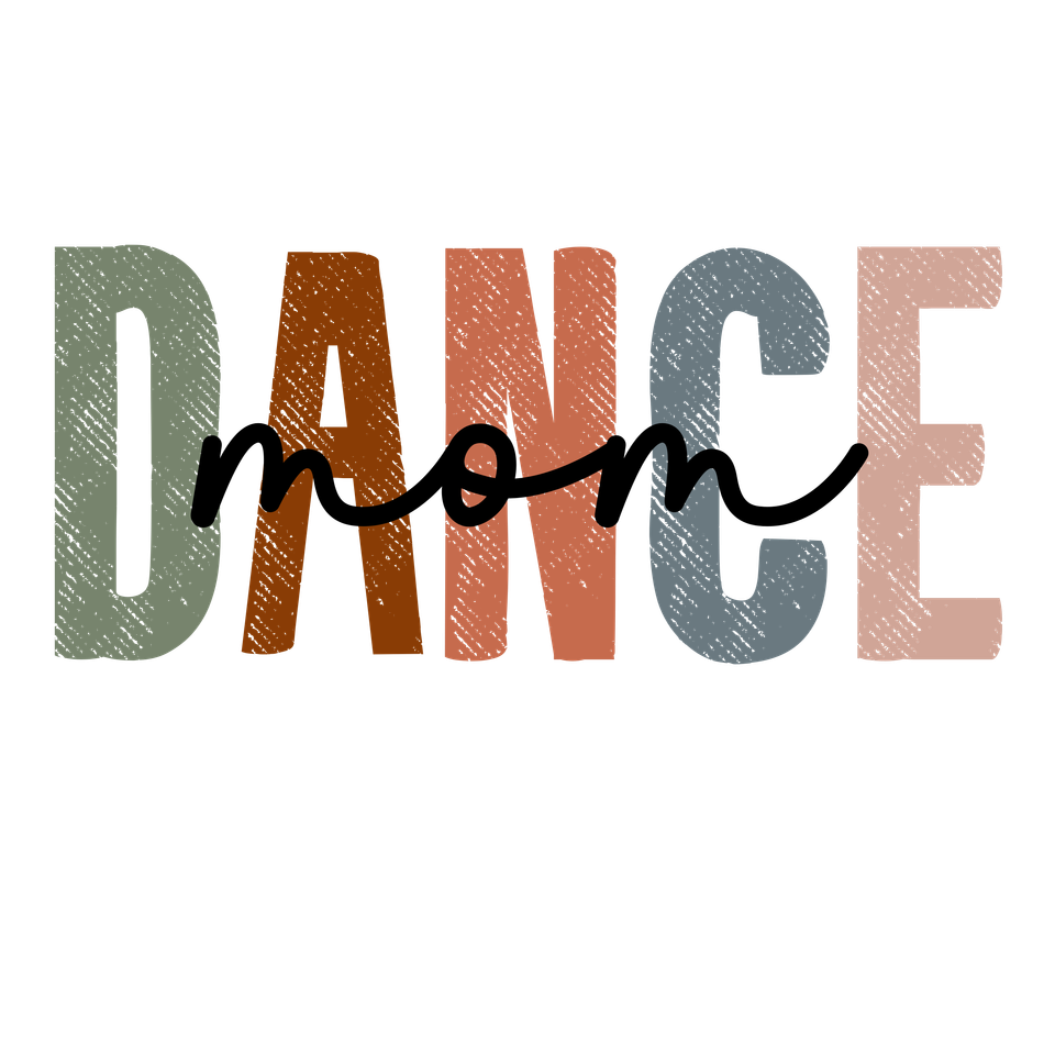 Affirmation   dance mom earth print with blk 