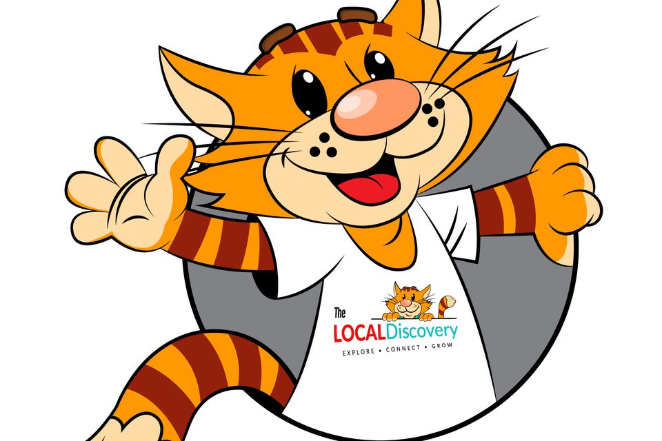 The local discovery logo circle