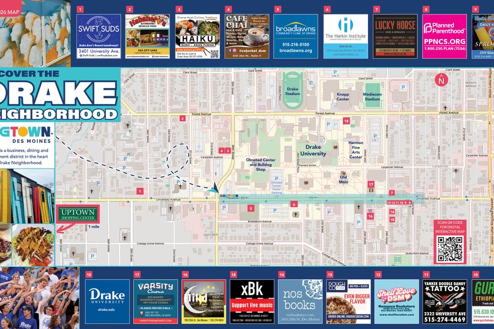 Drake area map 20252
