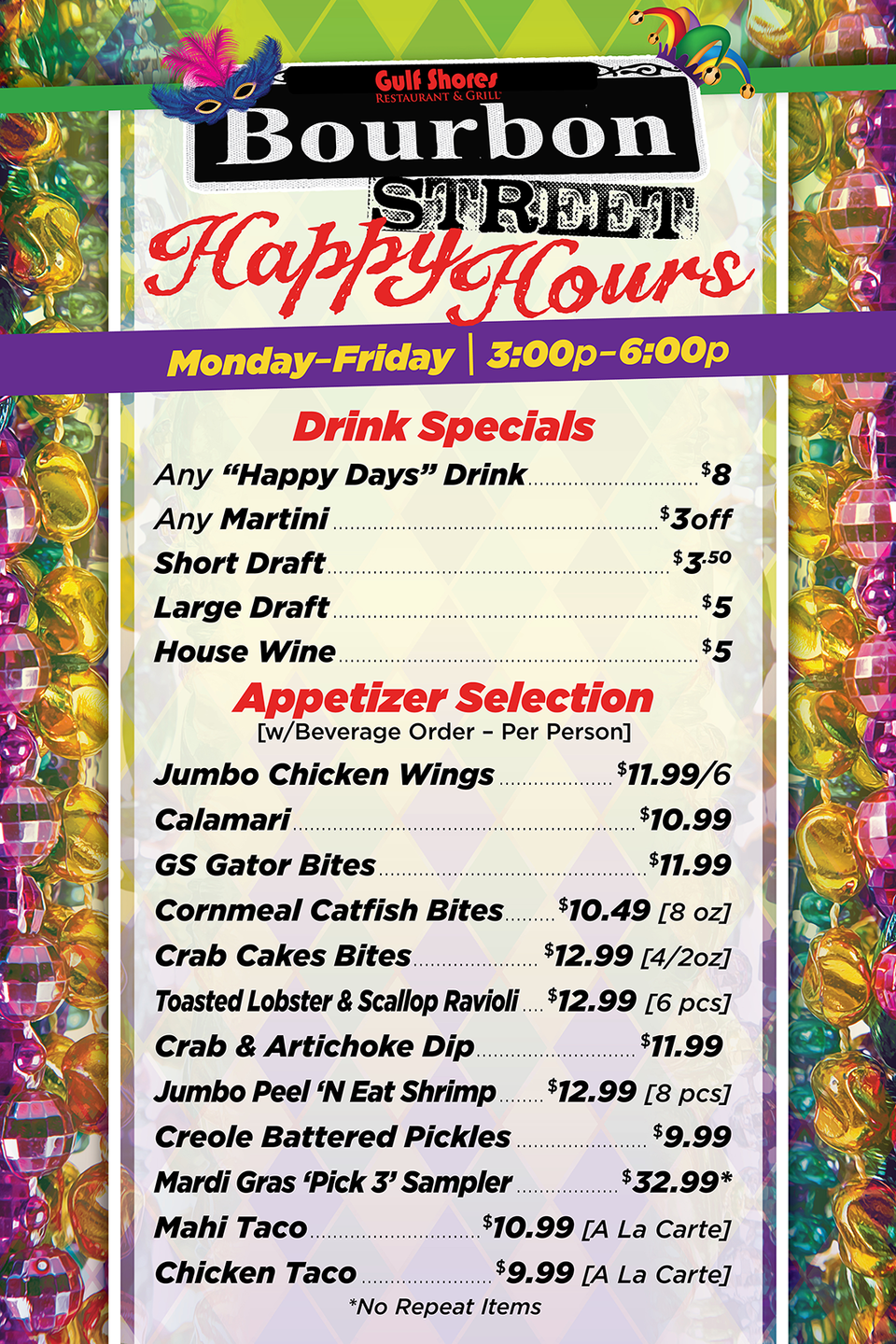 Bourbon street happy hour for web pop up
