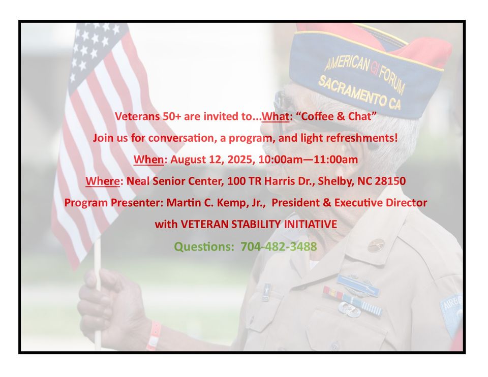 Poster veterans flyer august 2025
