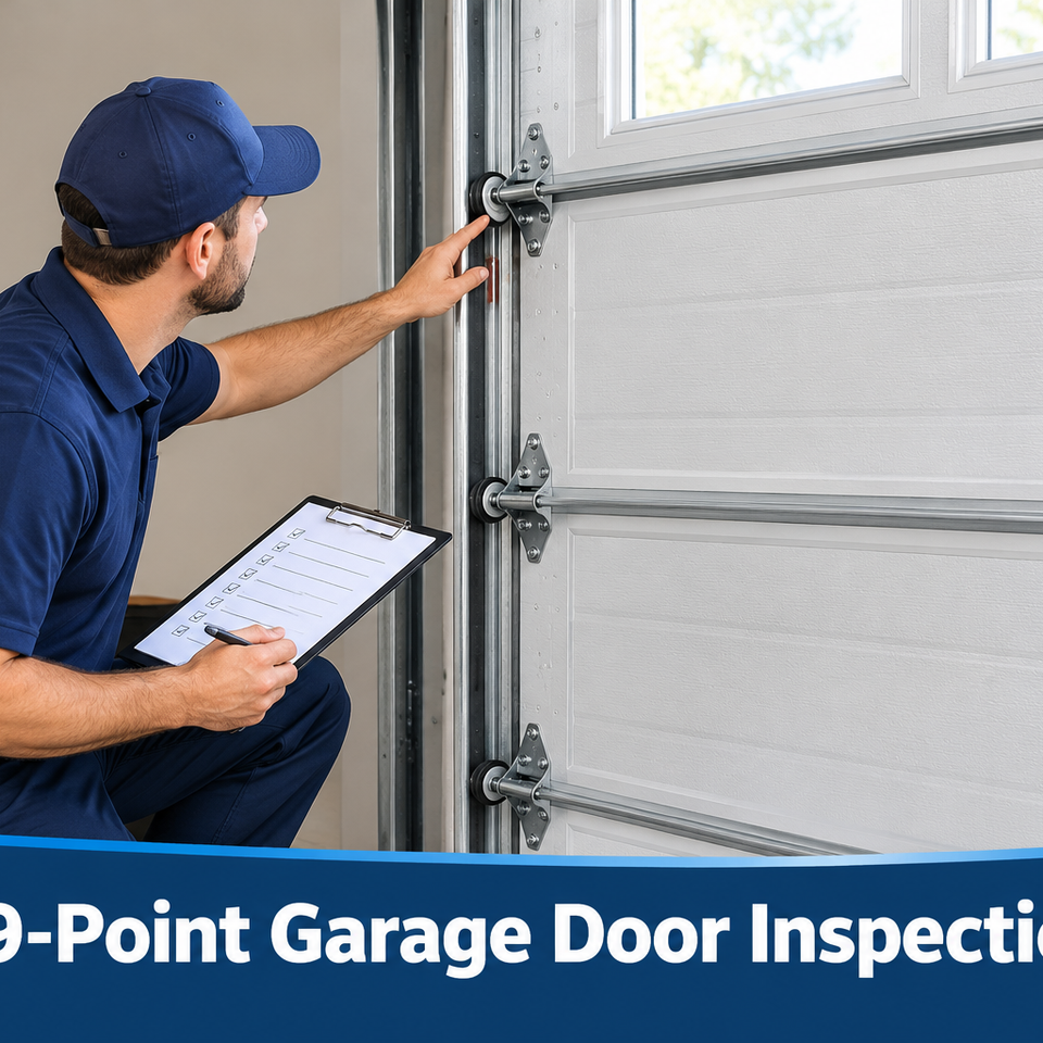 29 point garage door inspection