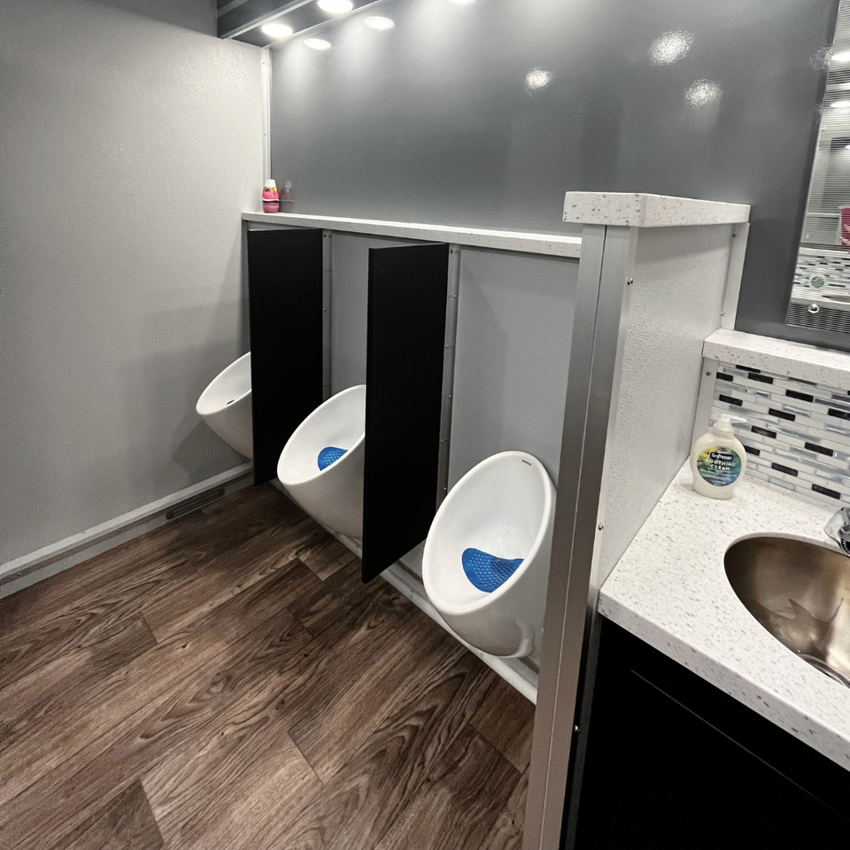 Restroom Trailer Interior