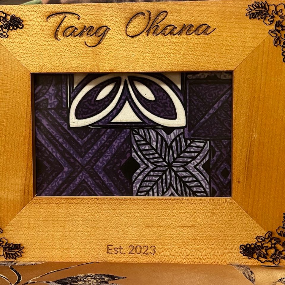 Personalized photo frame