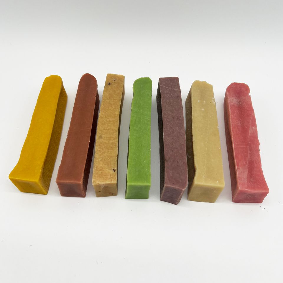 Flavored yak chews