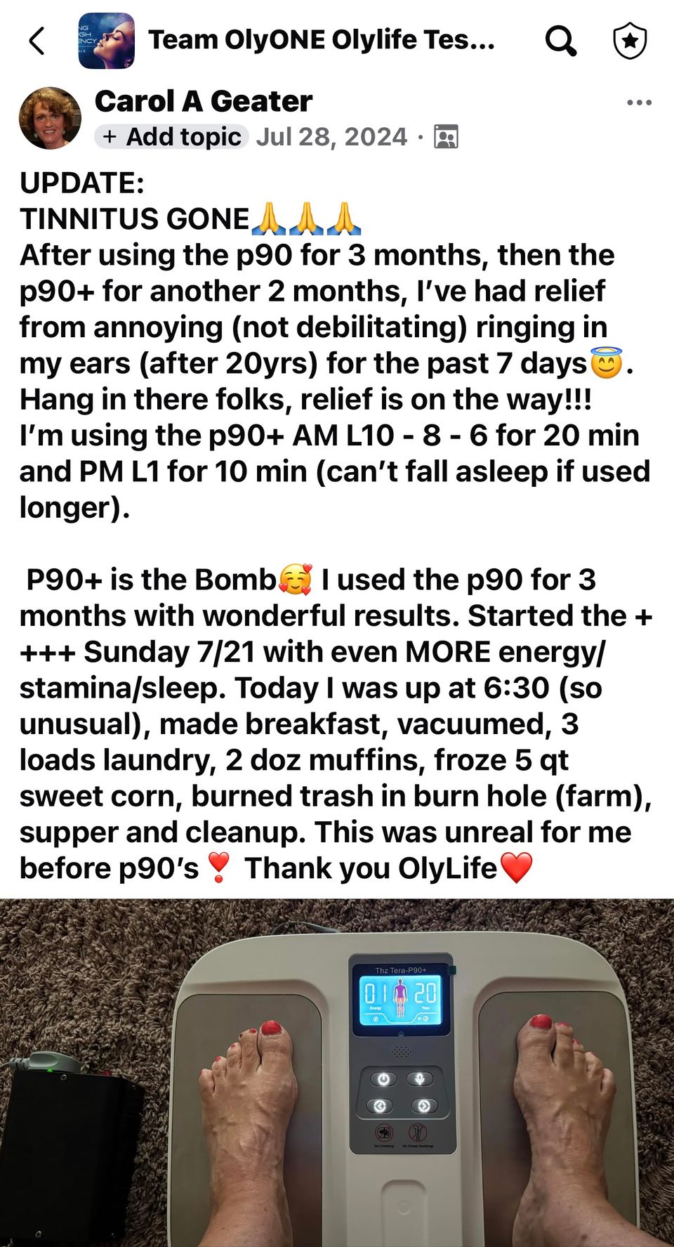 Carol fb tinnitis