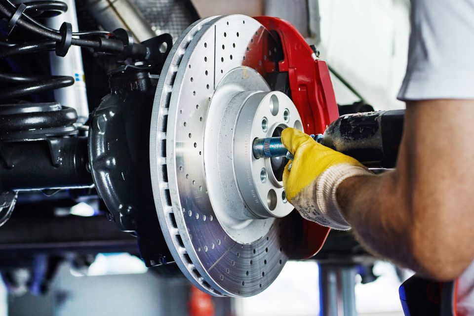 A brake fluid flush removes old fluid (which absorbs moisture over time) and replaces it with fresh fluid. It helps maintain brake system effectiveness and longevity. We typically recommend it every 2–3 years or per manufacturer specs.