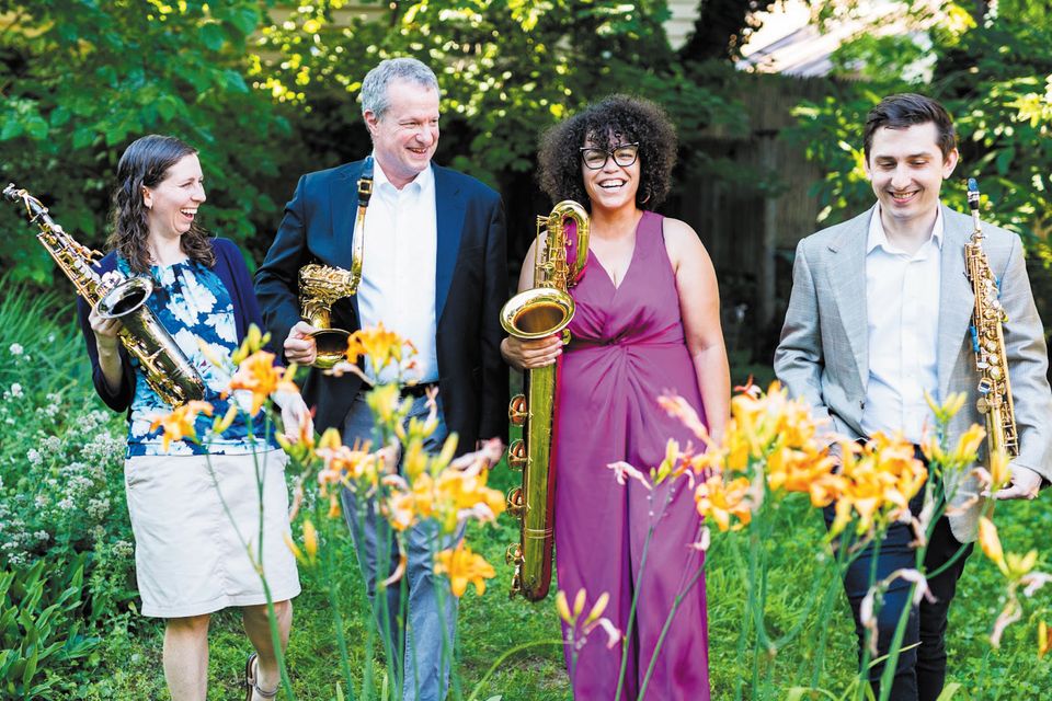 Area 9 saxophone quartet