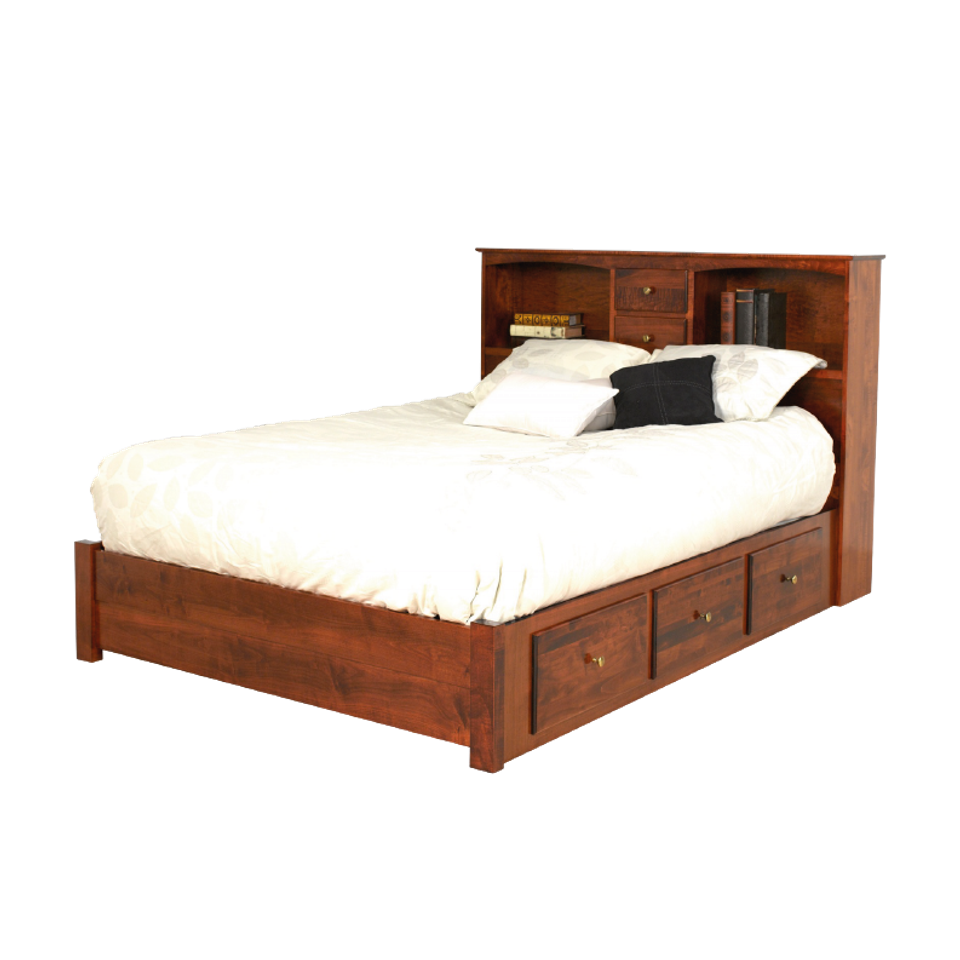 Nc sonora luellen bookcase bed