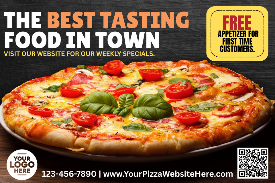 Pizza postcards